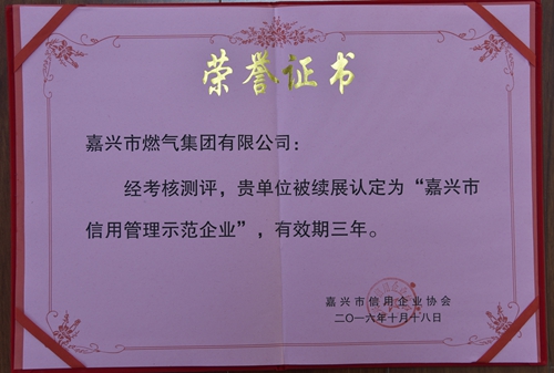 嘉燃集團(tuán)續(xù)展獲得嘉興市信用管理示范企業(yè)榮譽(yù)稱號.JPG 嘉燃集團(tuán)續(xù)展獲得嘉興市信用管理示范企業(yè)榮譽(yù)稱號.JPG