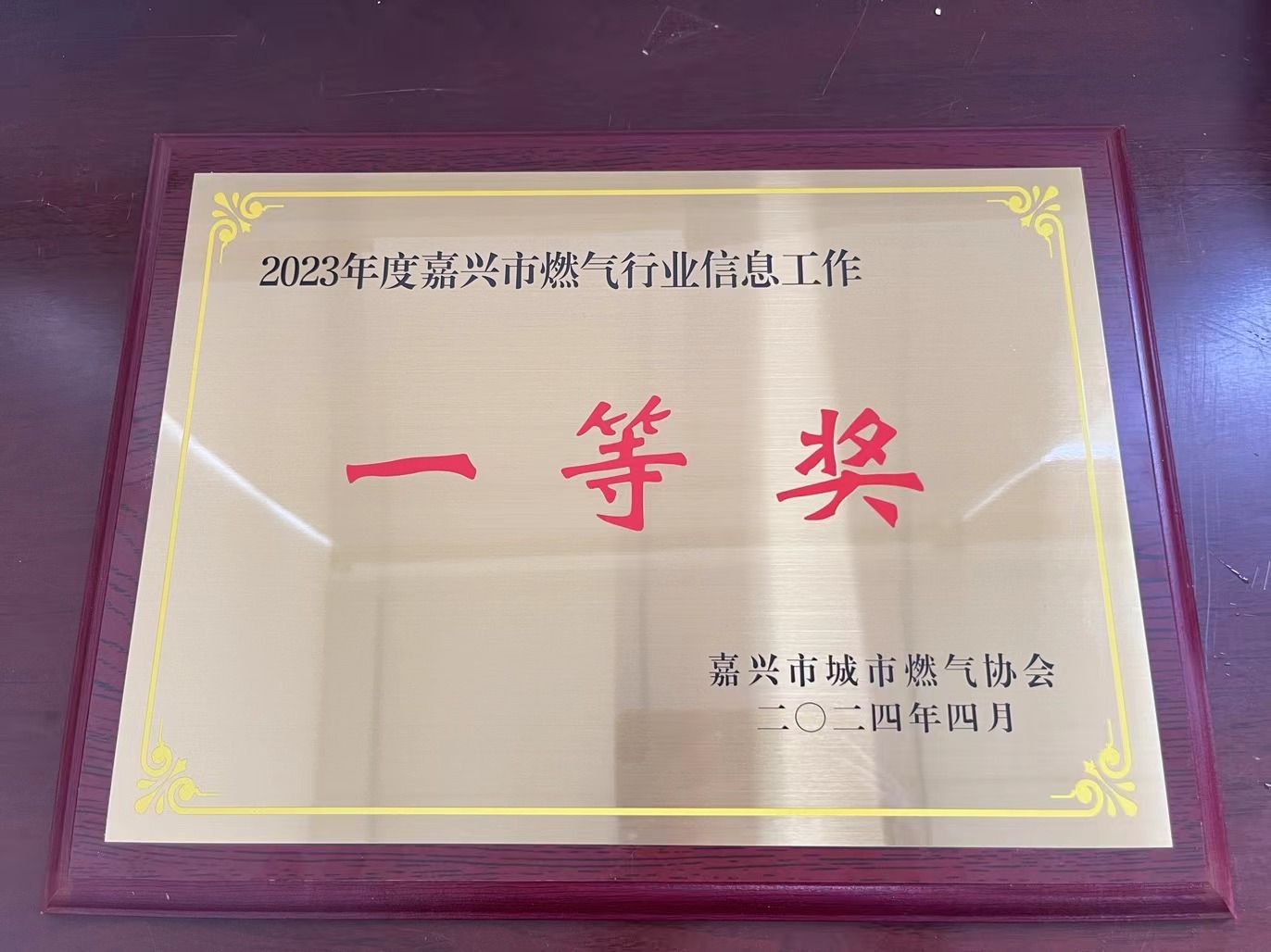 499.2023年度嘉興市燃氣行業(yè)信息工作一等獎.jpg
